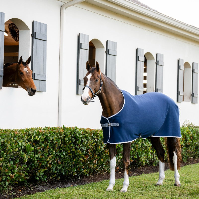 Horseware - Chemise séchante Amigo Jersey marine/ titanium grey/ argent | - Ohlala