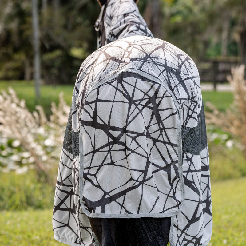 Horseware - Couverture anti-mouches Amigo CamoFly Plus print/ gris | - Ohlala