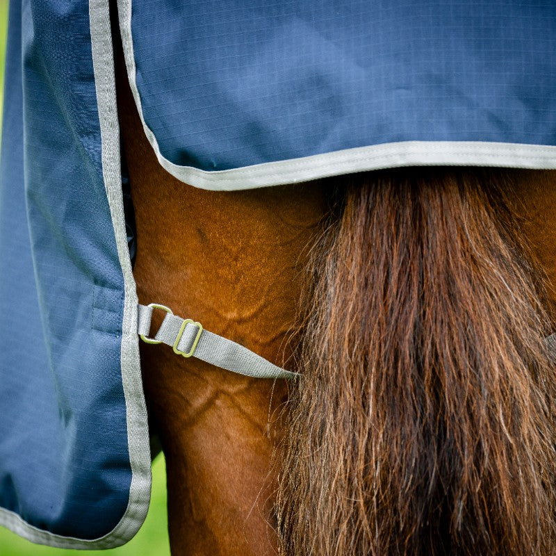Horseware - Couverture d'extérieur Amigo Ripstop 900 Plus marine/ titanium grey 200g | - Ohlala
