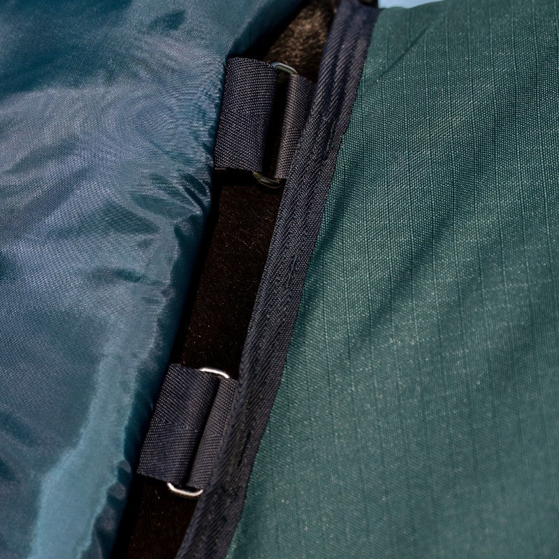 Horseware - Couverture d'extérieur Amigo Ripstop Plus Pony Turnout dynasty green/ marine/ argent 200g | - Ohlala