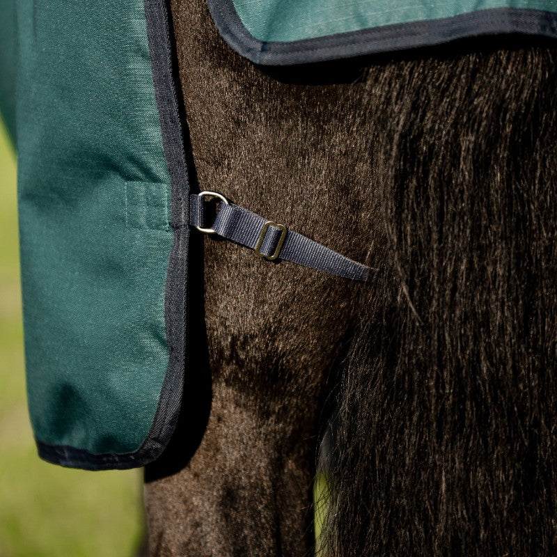 Horseware - Couverture d'extérieur Amigo Ripstop Plus Pony Turnout dynasty green/ marine/ argent 200g | - Ohlala