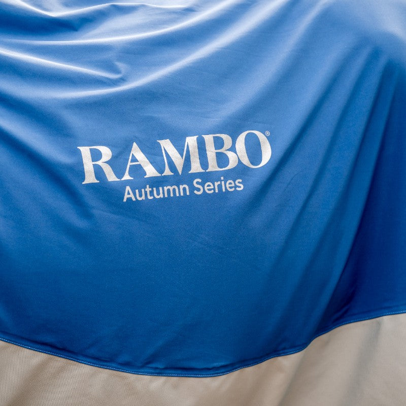 Horseware - Couverture d'extérieur Rambo Autumn Series marine/ gris 0g | - Ohlala