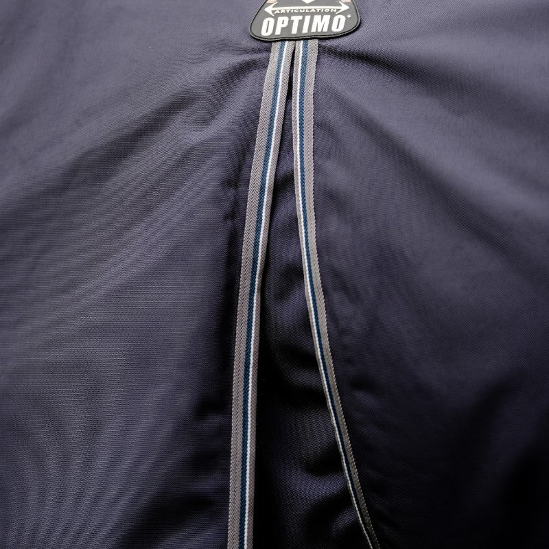 Horseware - Couverture d'extérieur Rambo Optimo Original marine/ thunderstorm grey/ argent 0g | - Ohlala