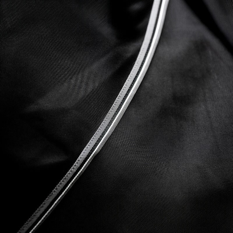 Horseware - Couverture d'extérieur Rambo Supreme Turnout Plus noir/ thunderstorm grey/ silver 450g | - Ohlala