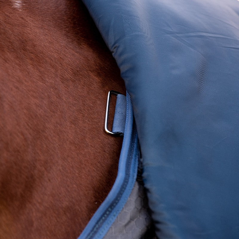 Horseware - Couverture d'extérieur Rhino Plus HexStop gris/ indigo/ marine 0g | - Ohlala