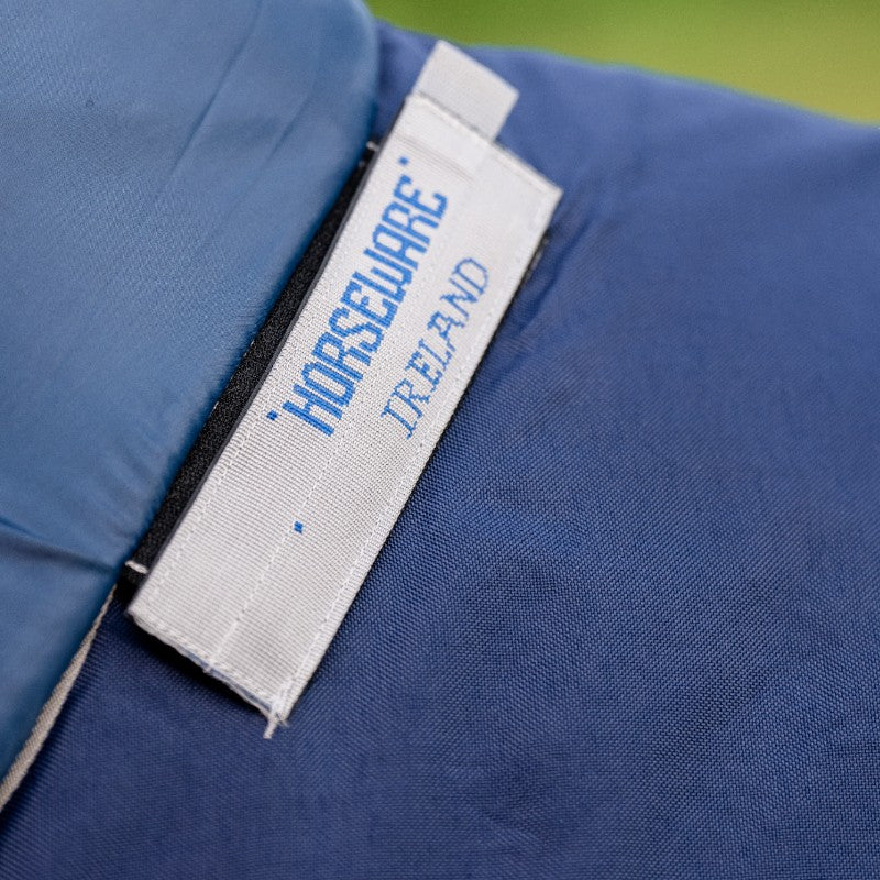 Horseware - Couverture d'extérieur Rhino Plus Turnout marine/ titanium grey/ classic blue 450g | - Ohlala
