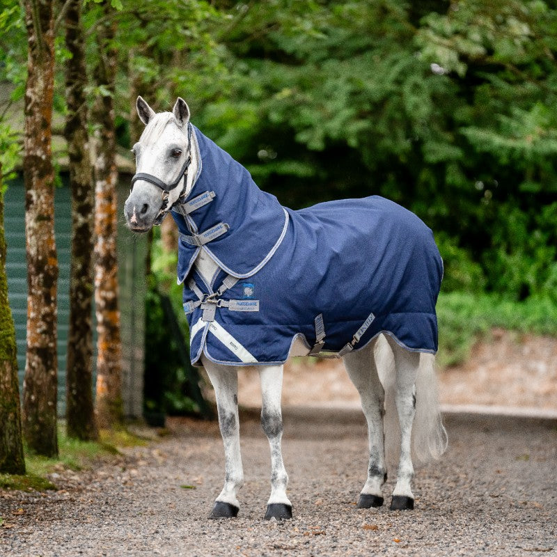 Horseware - Couverture d'extérieur Rhino Pony Plus marine/ titanium grey/ classic blue 250g | - Ohlala