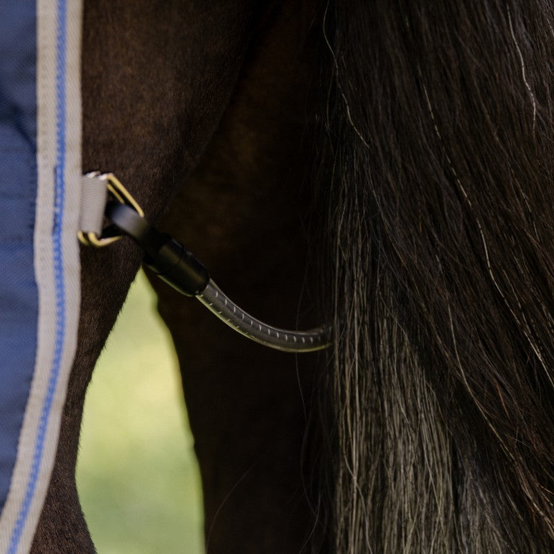 Horseware - Couverture d'extérieur Rhino Turnout VL marine/ titanium grey/ classic blue 250g | - Ohlala