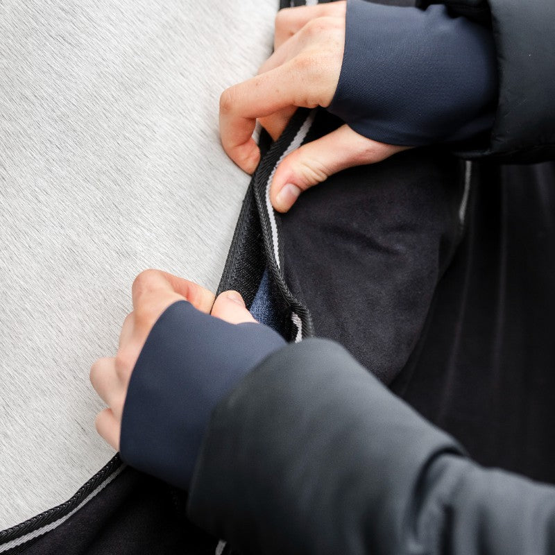 Horseware - Couverture d'extérieur Show Ready noir/ argent 0g | - Ohlala