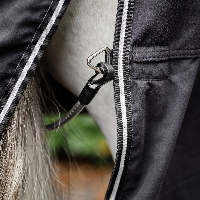 Horseware - Couverture d'extérieur Show Ready noir/ argent 0g | - Ohlala