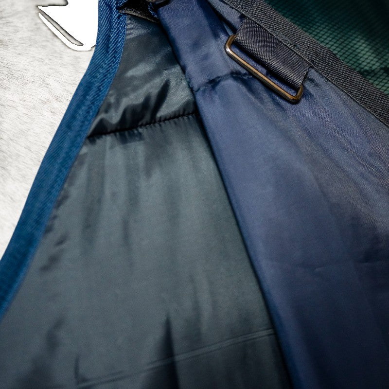 Horseware - Couverture de box Amigo Ripstop Insulator dynasty green/ marine/ argent 350g | - Ohlala