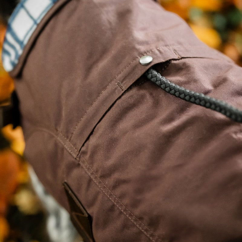 Horseware - Couverture extérieur pour chien Newmarket Heritage marron/ witney navy | - Ohlala