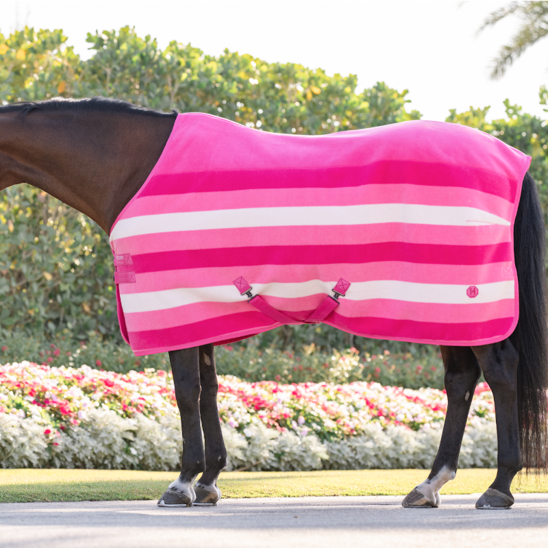 Horseware - Couverture polaire Newmarket witney pink | - Ohlala