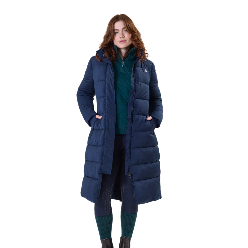 Horseware - Doudoune longues femme Verve marine | - Ohlala