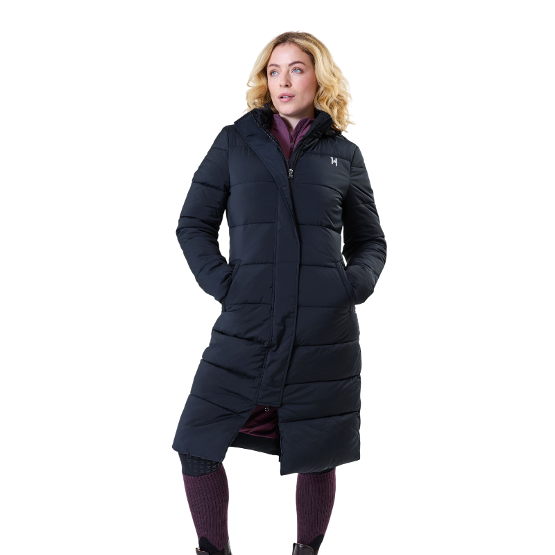 Horseware - Doudoune longues femme Verve noir | - Ohlala