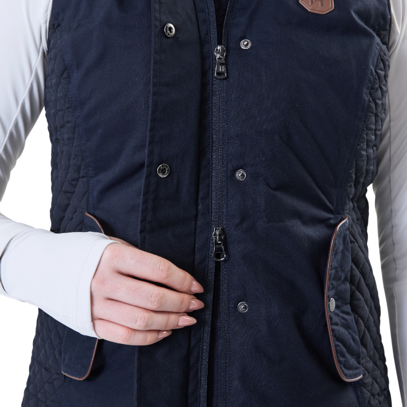 Horseware - Gilet sans manches femme Newmarket marine | - Ohlala