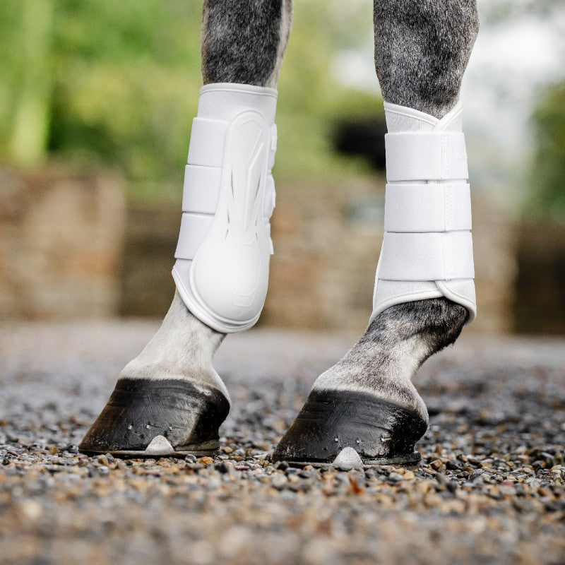 Horseware - Guêtres ouvertes Classic blanc | - Ohlala