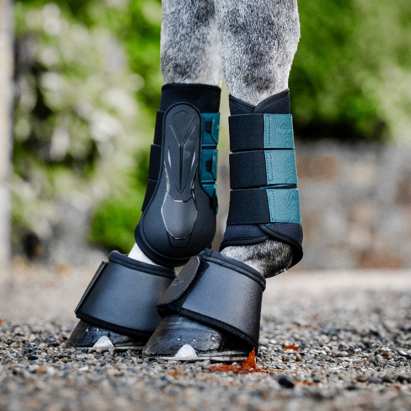 Horseware - Guêtres ouvertes Classic dynasty green | - Ohlala