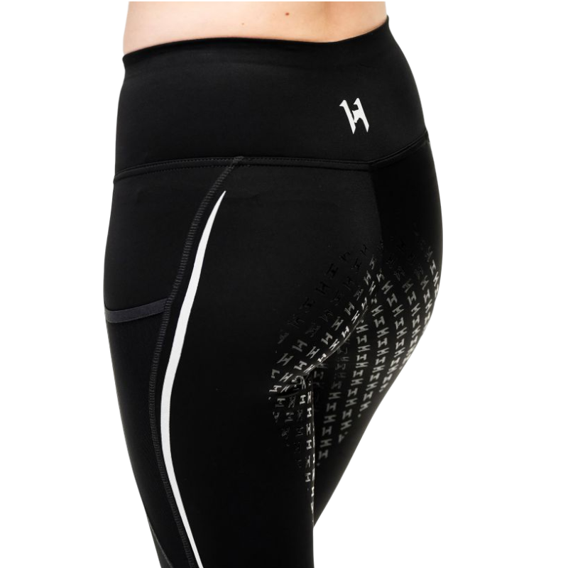 Horseware - Legging d'équitation femme Formfit Winter noir full grip | - Ohlala