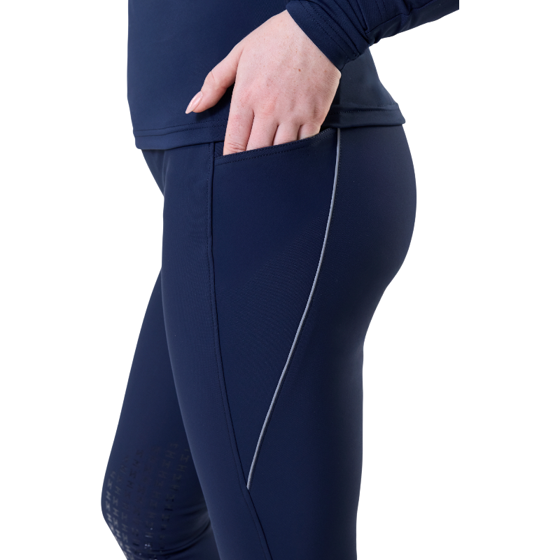Horseware - Pantalon d'équitation femme Easefit Hybid marine | - Ohlala