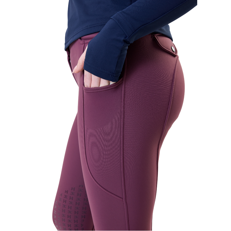 Horseware - Pantalon d'équitation femme FlexFit Winter celestial purple | - Ohlala