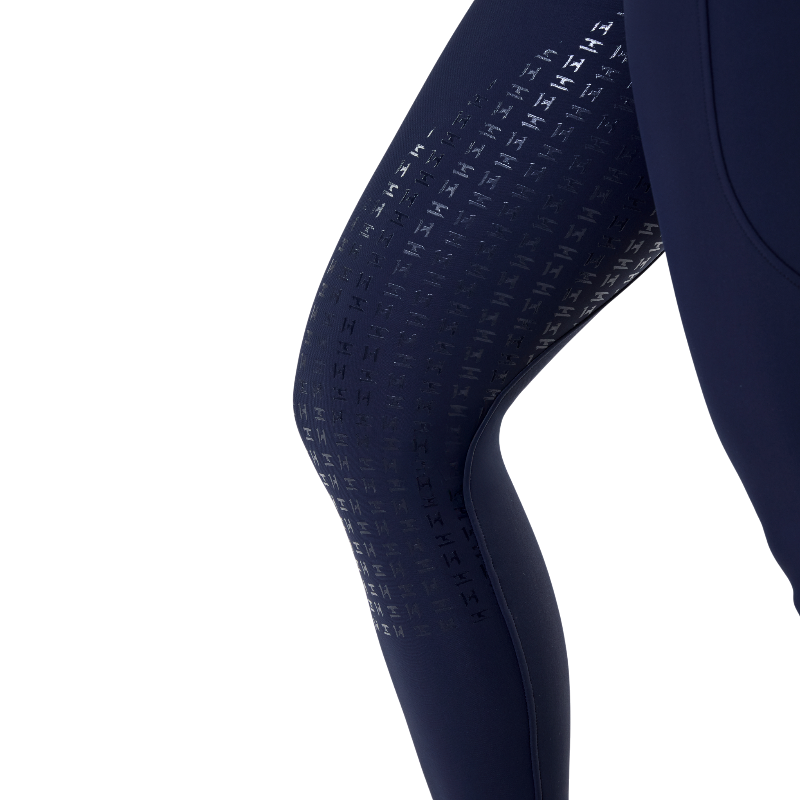 Horseware - Pantalon d'équitation femme Flexfit Winter marine full grip | - Ohlala