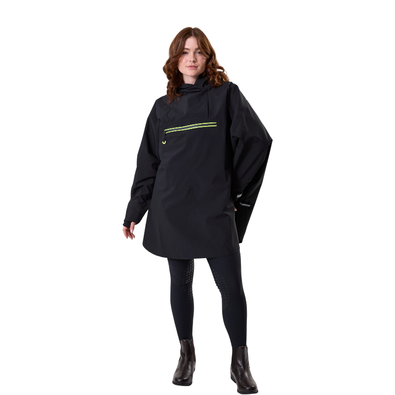 Horseware - Poncho unisexe HWH20 noir | - Ohlala