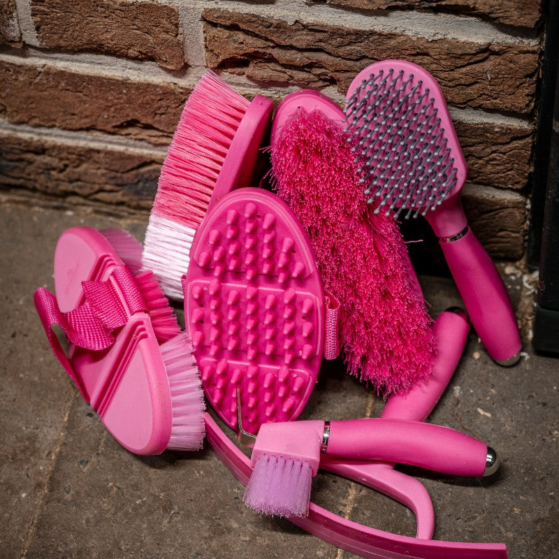 Horseware - Set de brosses Newmarket witney pink | - Ohlala