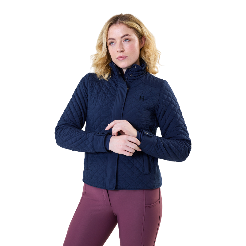Horseware - Veste manches longues femme Flare Short marine | - Ohlala