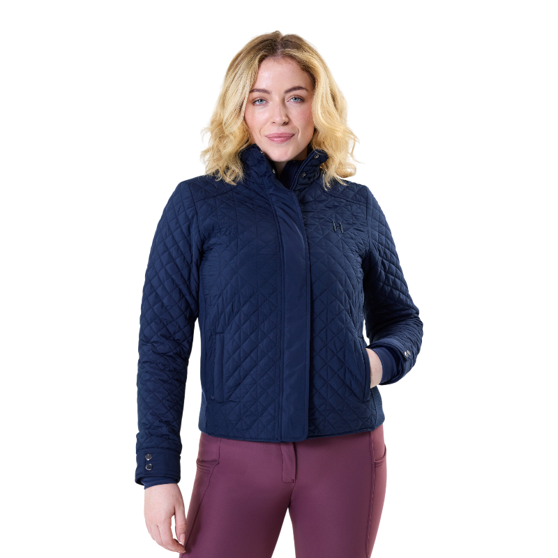 Horseware - Veste manches longues femme Flare Short marine | - Ohlala