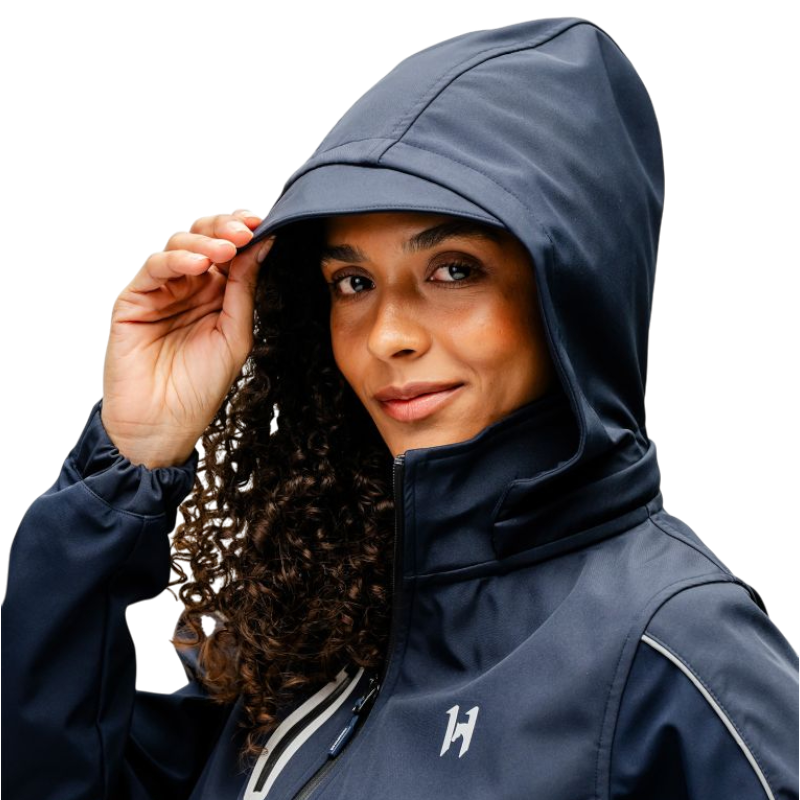 Horseware - Veste manches longues softshell femme Tempo marine | - Ohlala