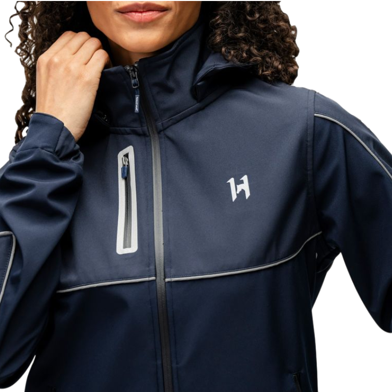 Horseware - Veste manches longues softshell femme Tempo marine | - Ohlala