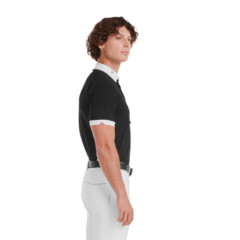Horse Pilot - Chemise de concours manches courtes homme Aerolight noir | - Ohlala