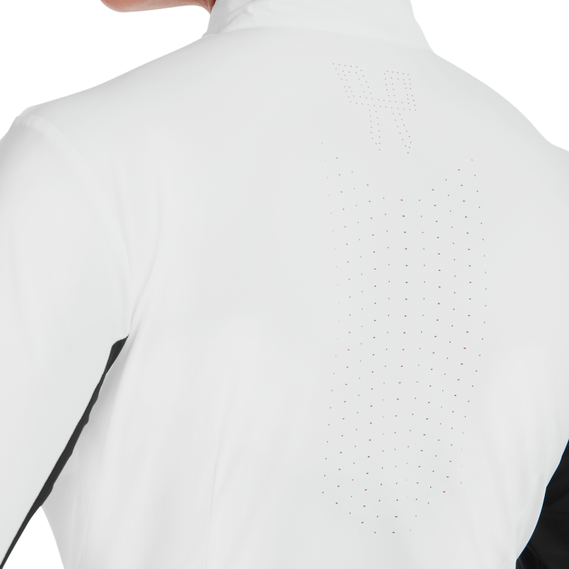 Horse Pilot - Chemise de concours manches longues femme Monica noir | - Ohlala