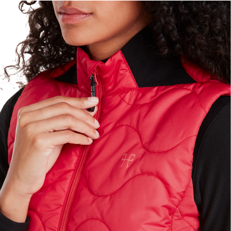 Horse Pilot - Doudoune sans manches femme Rider Vest lipstick | - Ohlala