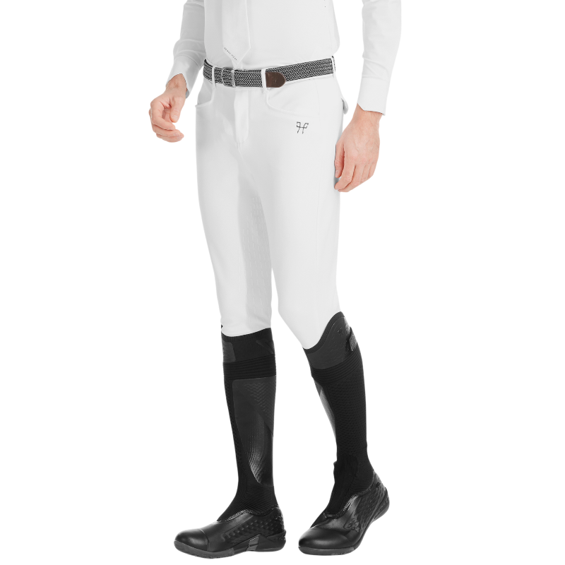Horse Pilot - Pantalon d'équitation homme X-Grip blanc | - Ohlala