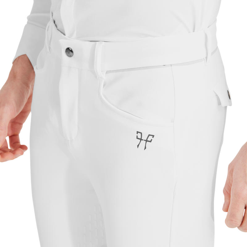 Horse Pilot - Pantalon d'équitation homme X-Grip blanc | - Ohlala