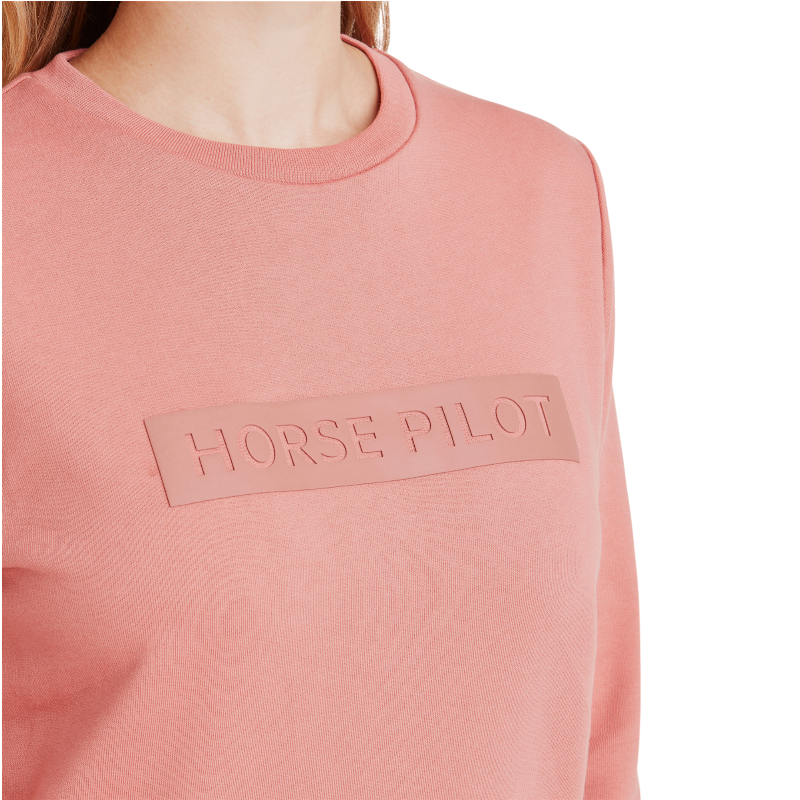 Horse Pilot - Sweat manches longues femme Team brick dust | - Ohlala