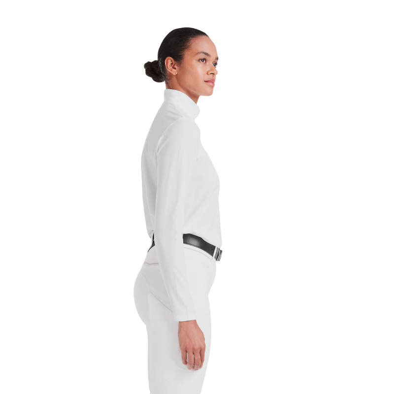 Horse Pilot - T-shirt manches longues femme Sunrise blanc | - Ohlala