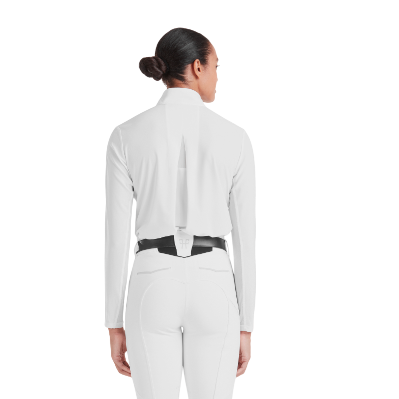 Horse Pilot - T-shirt manches longues femme Sunrise blanc | - Ohlala