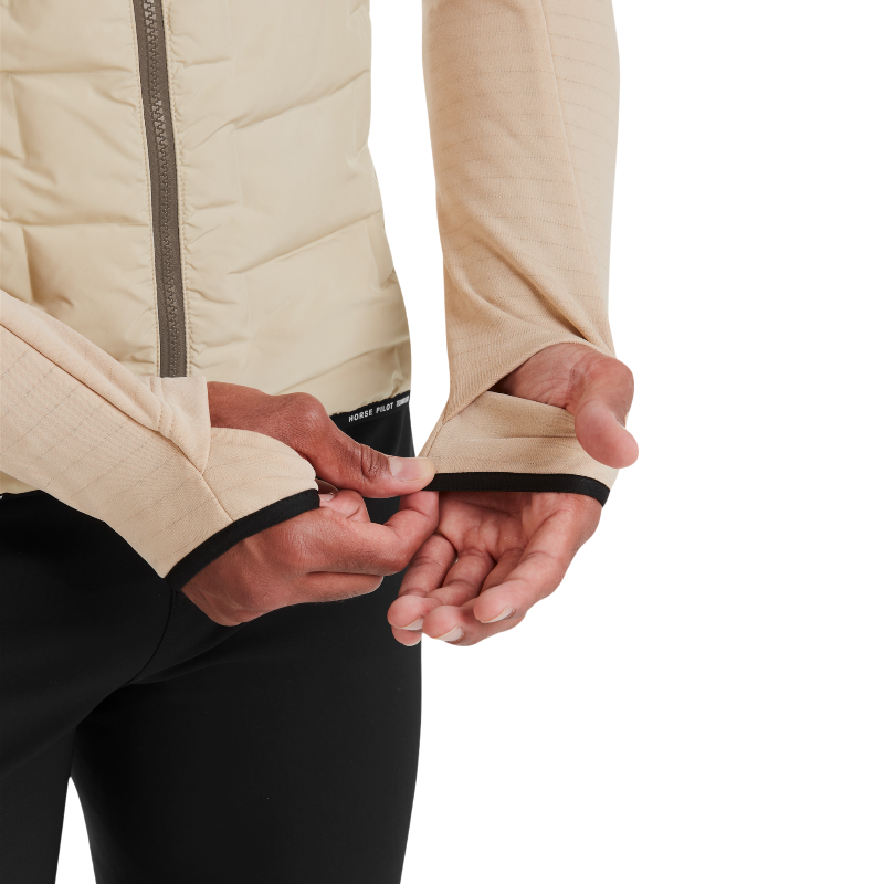 Horse Pilot - Veste manches longues homme Storm latte | - Ohlala