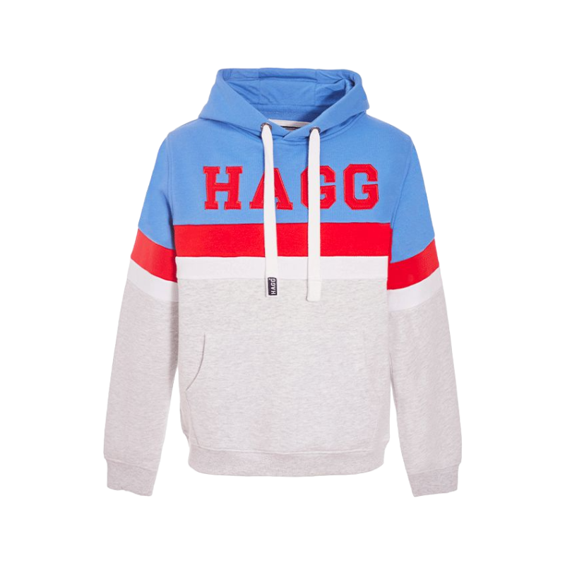 Hagg - Sweat hoodie à capuche Bleu | - Ohlala