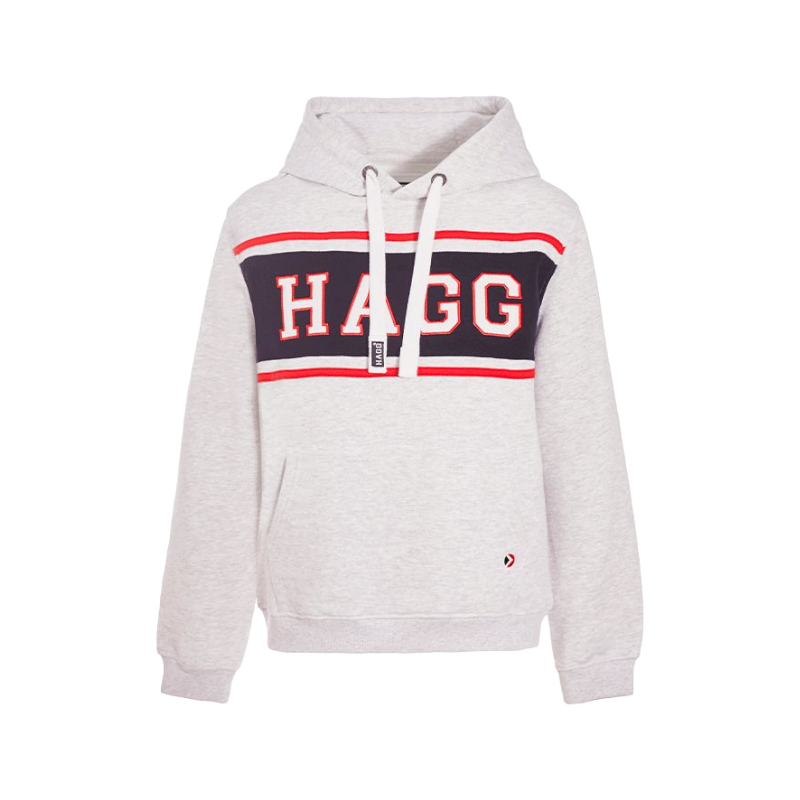 Hagg - Sweat hoodie à capuche gris | - Ohlala