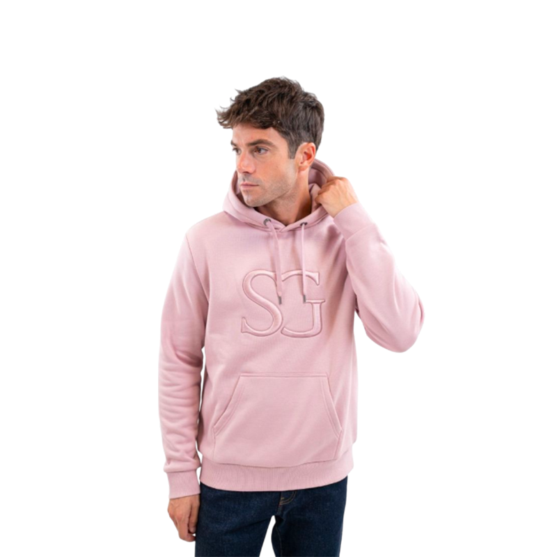 SG - Sweat à capuche unisexe Lusso pivoine | - Ohlala
