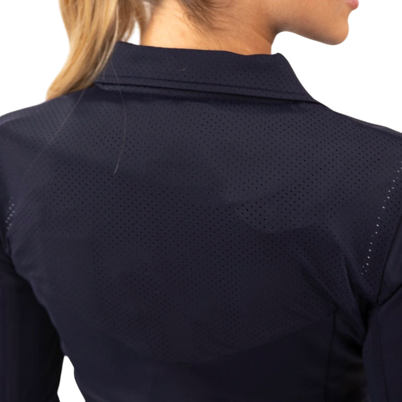 Harcour - Veste de concours femme Kanji compatible airbag marine | - Ohlala