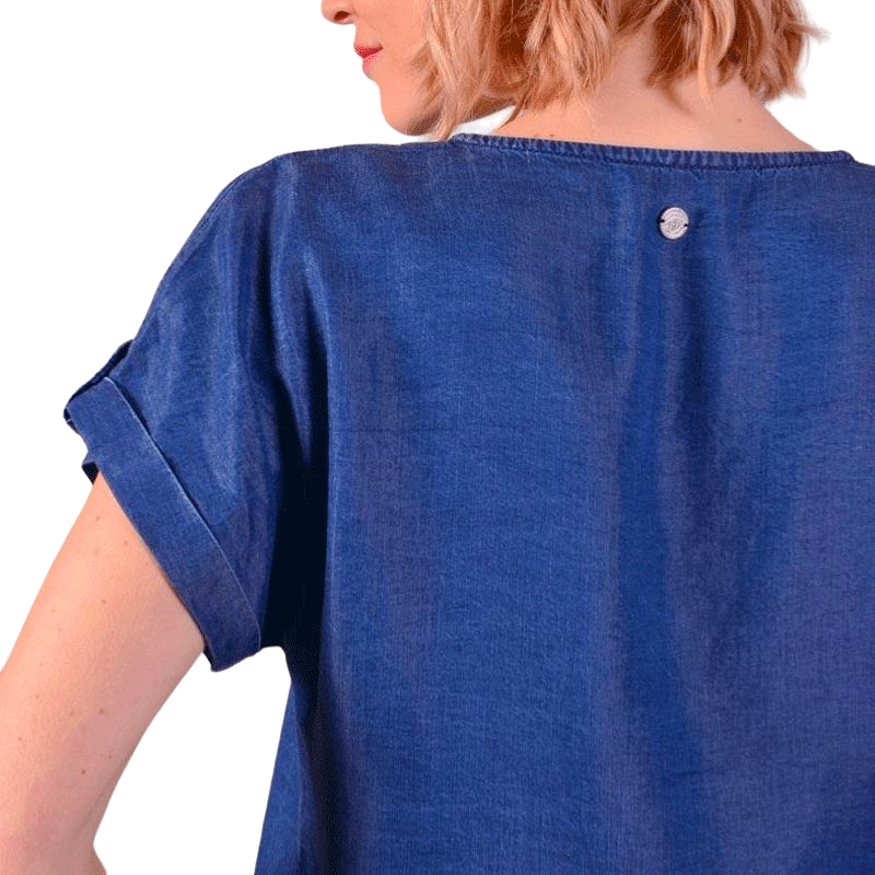 Harcour - Blouse femme Shaina marine | - Ohlala