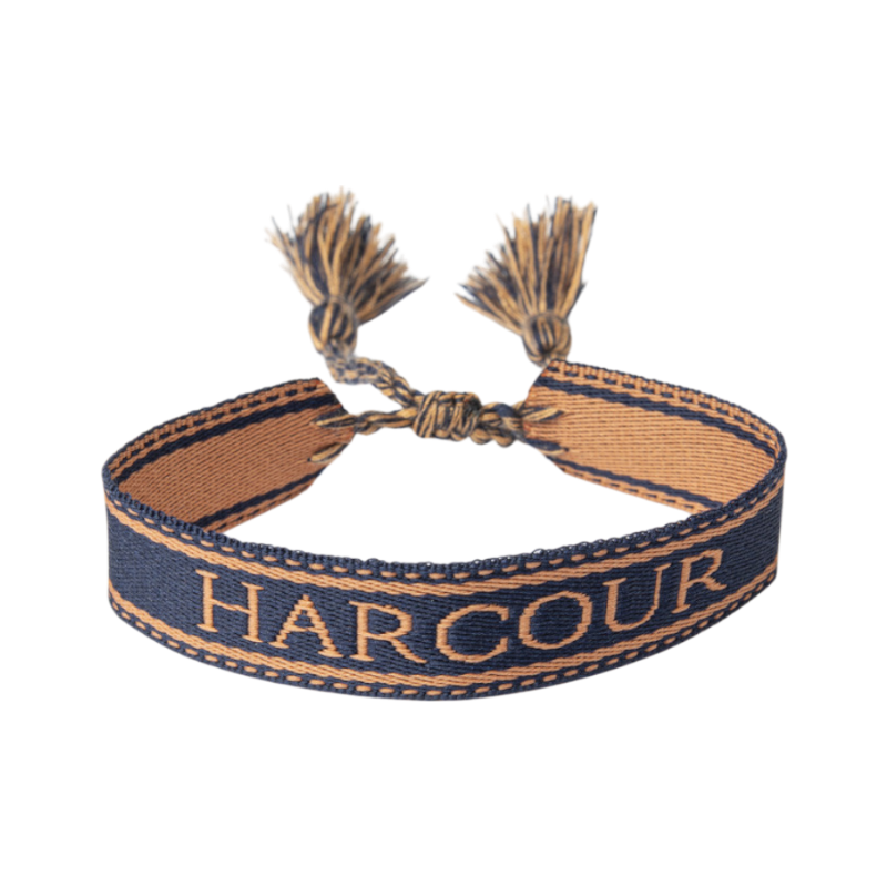 Harcour - Bracelet Baya marine/ abricot | - Ohlala