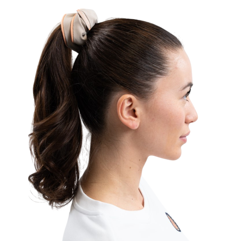 Harcour - Élastique pour les cheveux Spidy chouchou beige/ abricot | - Ohlala