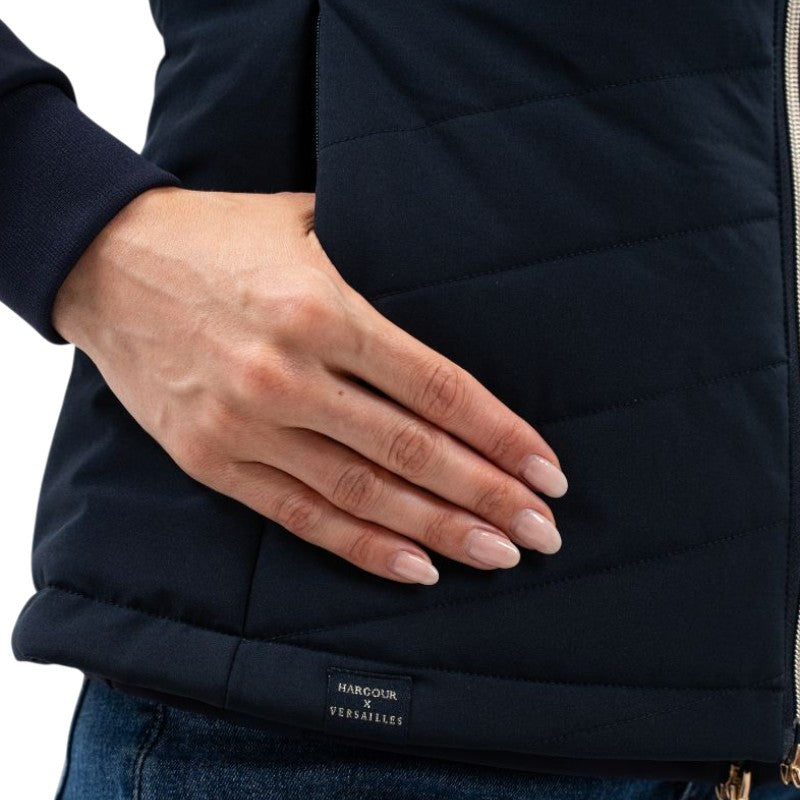 Harcour - Gilet sans manches femme Leonie marine Harcour x Versailles | - Ohlala