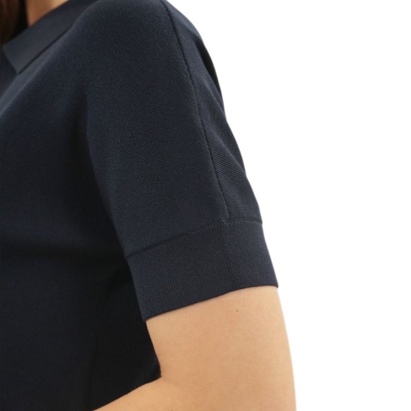 Harcour - Polo manches courtes femme Babeth marine | - Ohlala